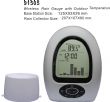 LD 91505 Wireless Rain Gauge with Indoor/Outdoor Thermometer